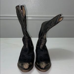 Frye billy factory distressed boots Sz8 Worn once
